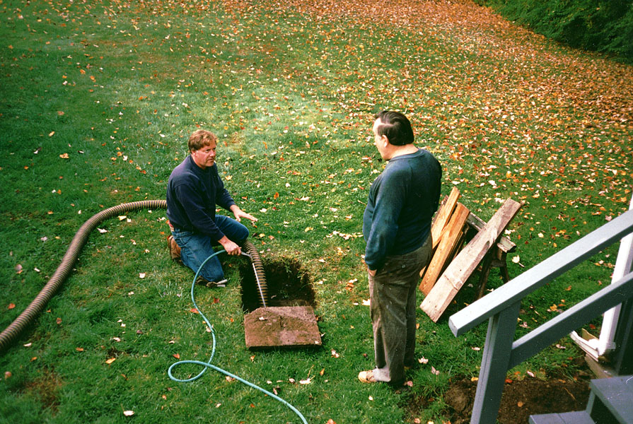 Cleaning the Septic Tank