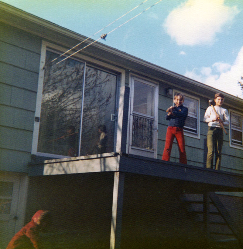 Demolition of the old back porch